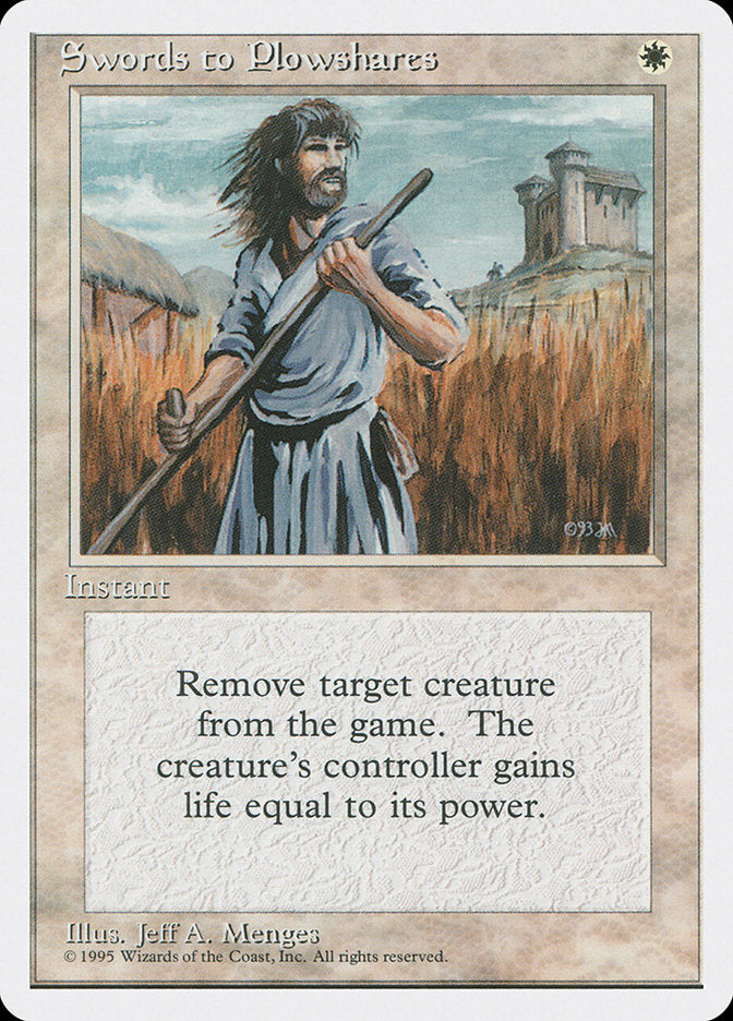 Swords to Plowshares [Fourth Edition] | Game Haven TX