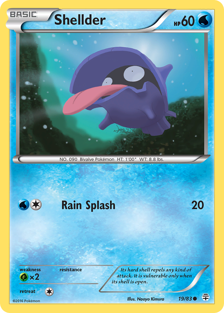 Shellder (19/83) [XY: Generations] | Game Haven TX
