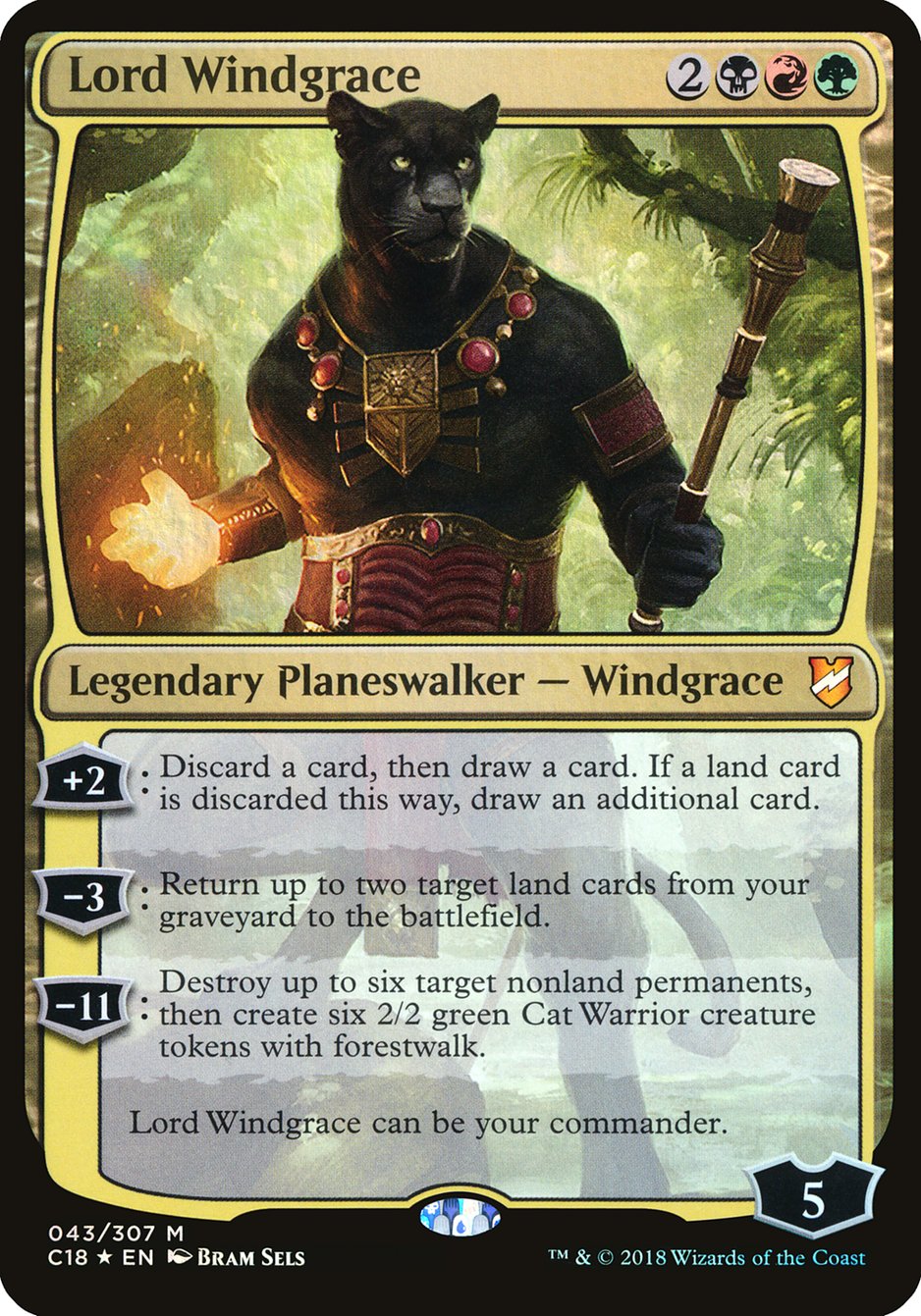 Lord Windgrace (Commander 2018) [Commander 2018 Oversized] | Game Haven TX