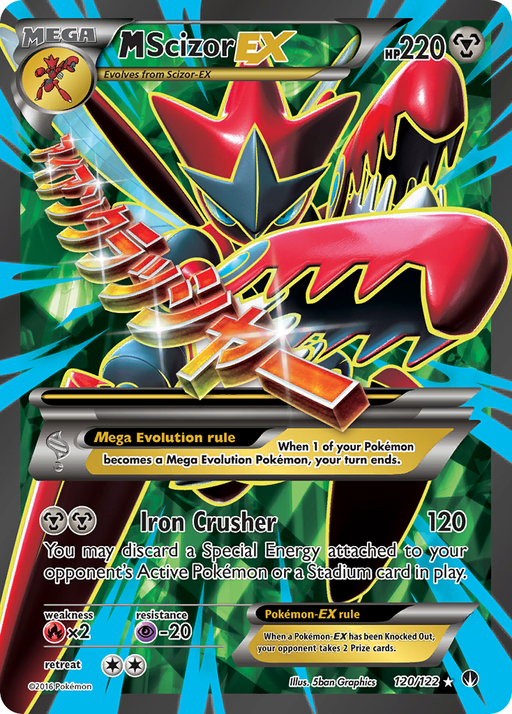 M Scizor EX (120/122) [XY: BREAKpoint] | Game Haven TX