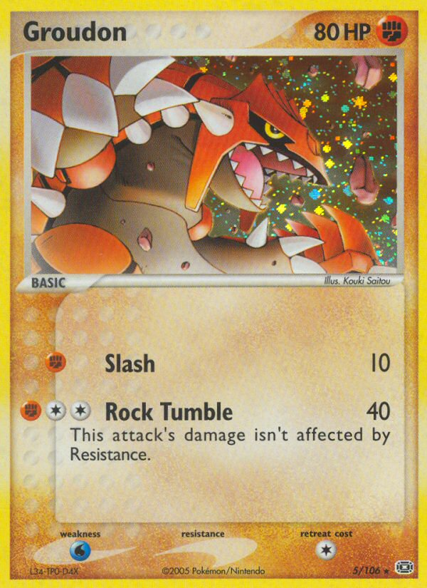 Groudon (5/106) [EX: Emerald] | Game Haven TX