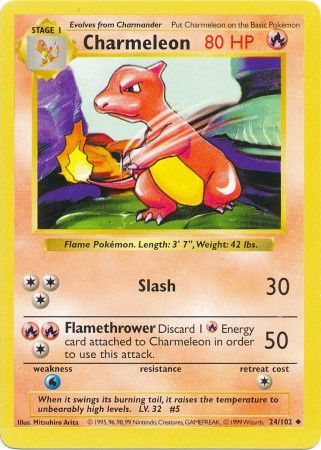 Charmeleon (24/102) [Base Set Shadowless Unlimited] | Game Haven TX