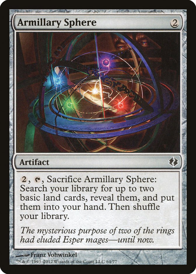 Armillary Sphere [Duel Decks: Venser vs. Koth] | Game Haven TX