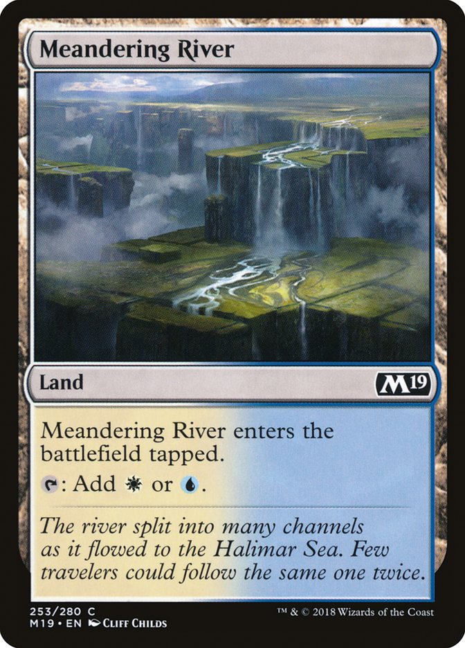 Meandering River [Core Set 2019] | Game Haven TX