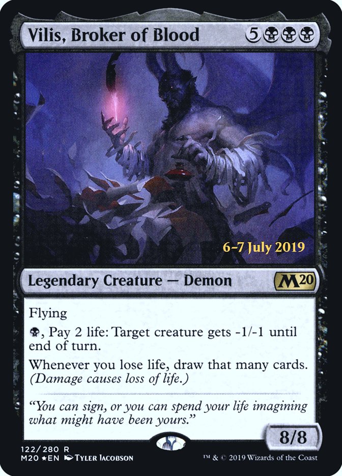 Vilis, Broker of Blood [Core Set 2020 Promos] | Game Haven TX