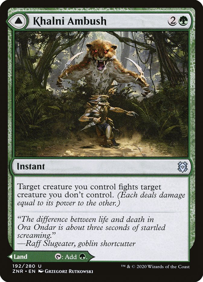 Khalni Ambush // Khalni Territory [Zendikar Rising] | Game Haven TX