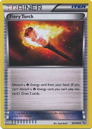 Fiery Torch (89/106) (Sheen Holo Pyroar Collection Exclusive) [XY: Flashfire] | Game Haven TX