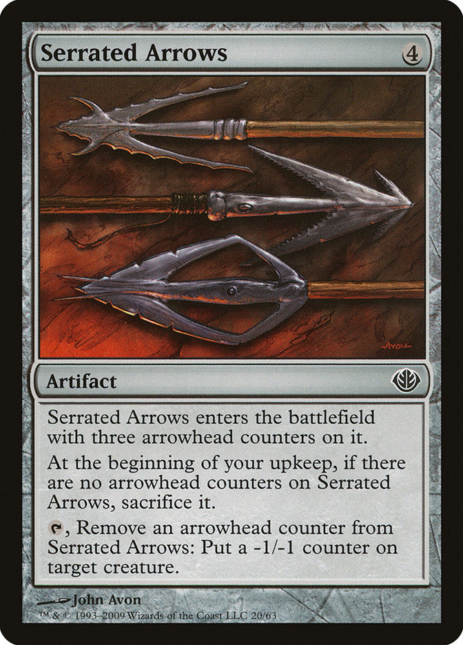Serrated Arrows [Duel Decks: Garruk vs. Liliana] | Game Haven TX