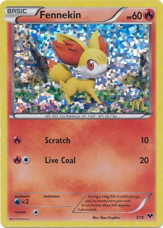 Fennekin (3/12) [McDonald's Promos: 2014 Collection] | Game Haven TX