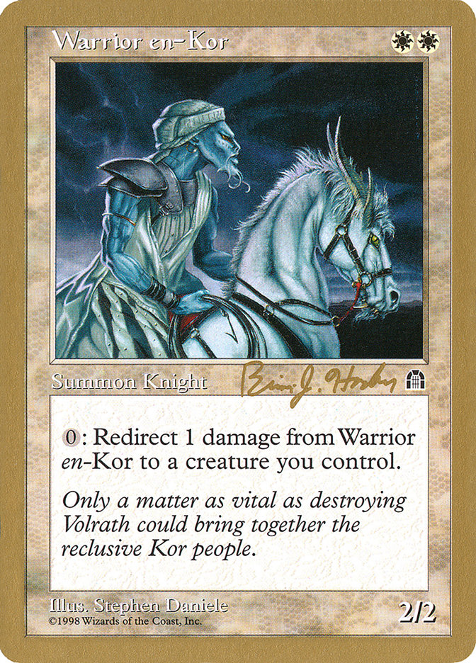 Warrior en-Kor (Brian Hacker) [World Championship Decks 1998] | Game Haven TX