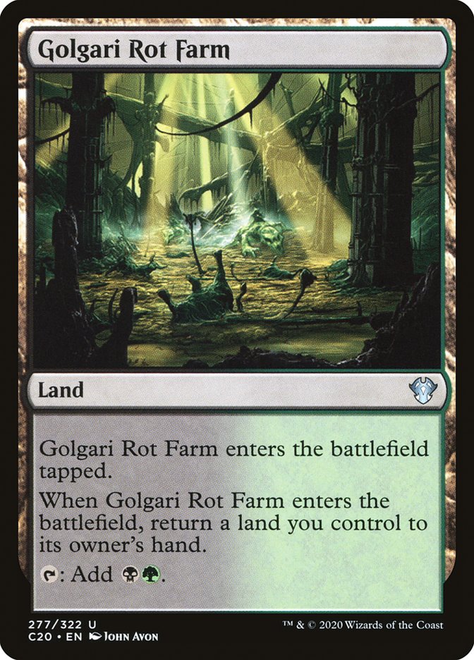 Golgari Rot Farm [Commander 2020] | Game Haven TX