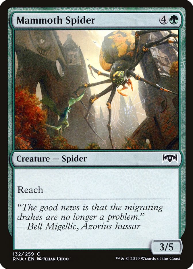 Mammoth Spider [Ravnica Allegiance] | Game Haven TX