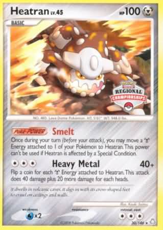 Heatran (30/146) (Regional Championships) [Diamond & Pearl: Legends Awakened] | Game Haven TX