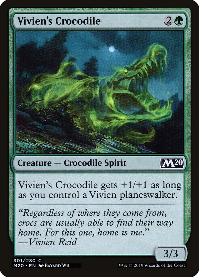 Vivien's Crocodile [Core Set 2020] | Game Haven TX