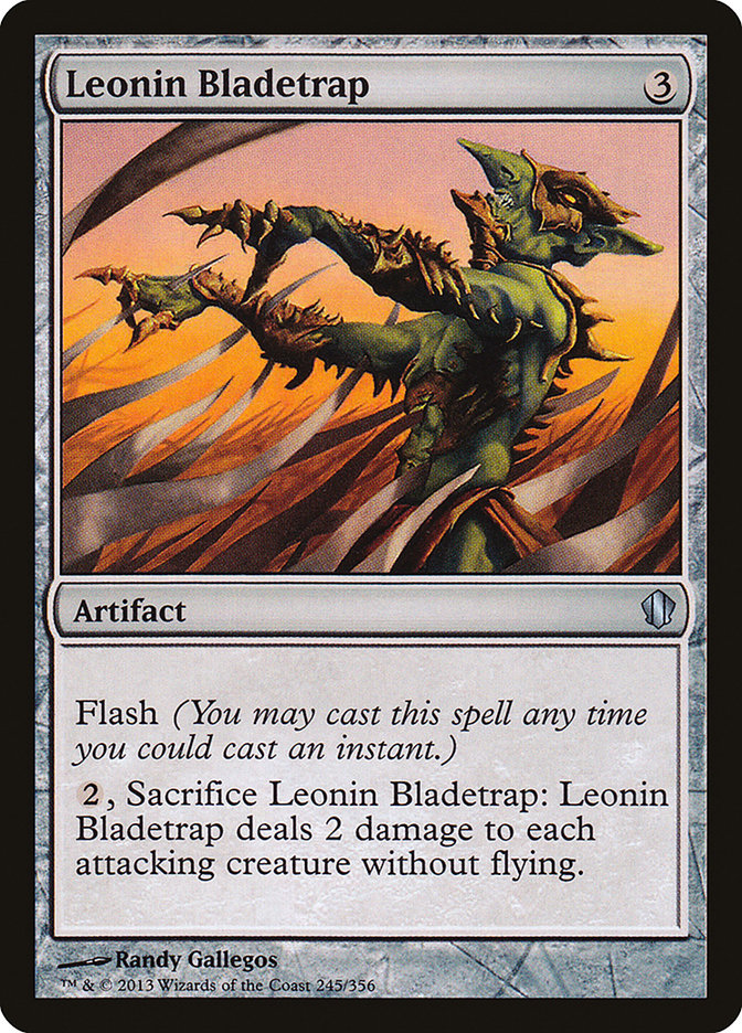 Leonin Bladetrap [Commander 2013] | Game Haven TX