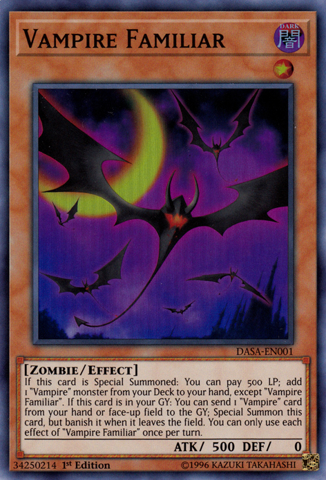 Vampire Familiar [DASA-EN001] Super Rare | Game Haven TX