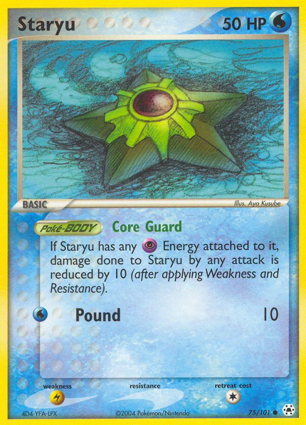 Staryu (75/101) [EX: Hidden Legends] | Game Haven TX