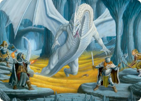 Cave of the Frost Dragon Art Card [Dungeons & Dragons: Adventures in the Forgotten Realms Art Series] | Game Haven TX