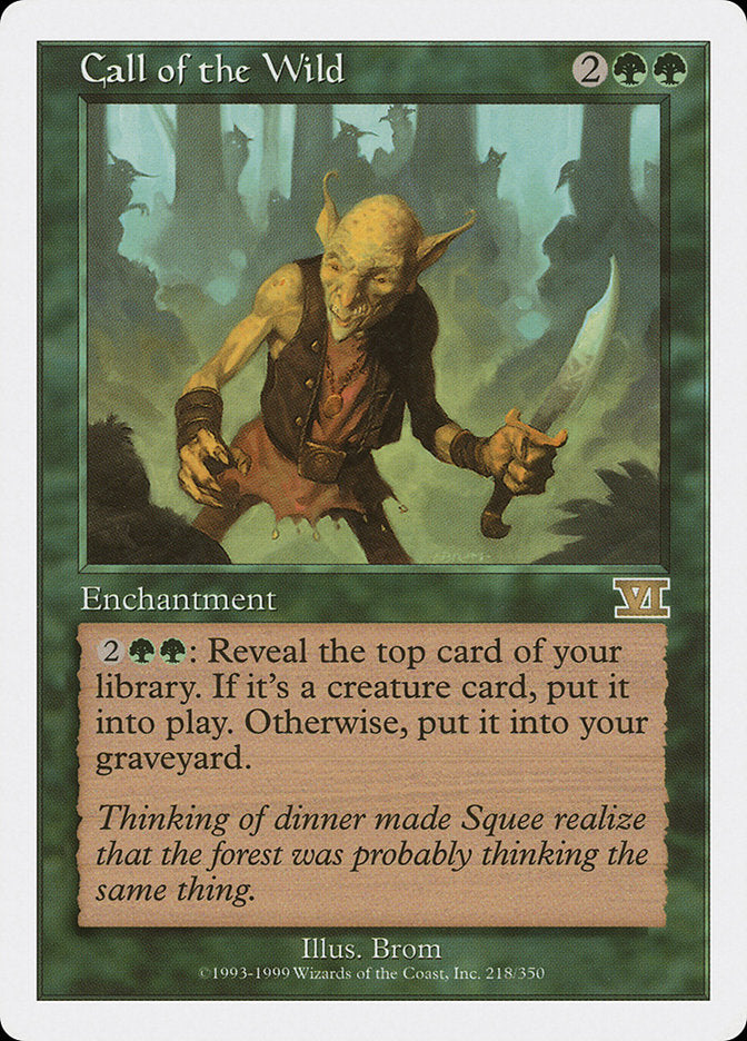 Call of the Wild [Classic Sixth Edition] | Game Haven TX