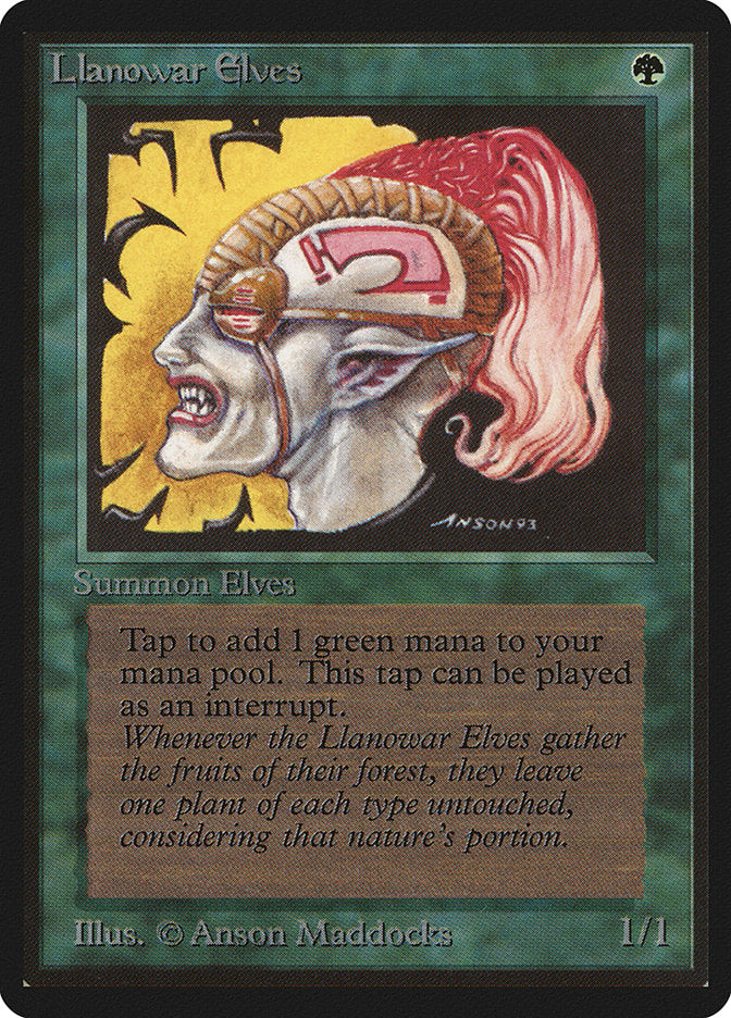 Llanowar Elves [Limited Edition Beta] | Game Haven TX