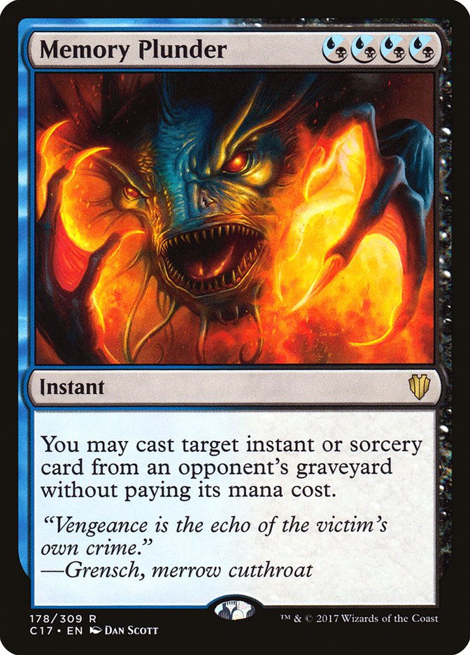 Memory Plunder [Commander 2017] | Game Haven TX