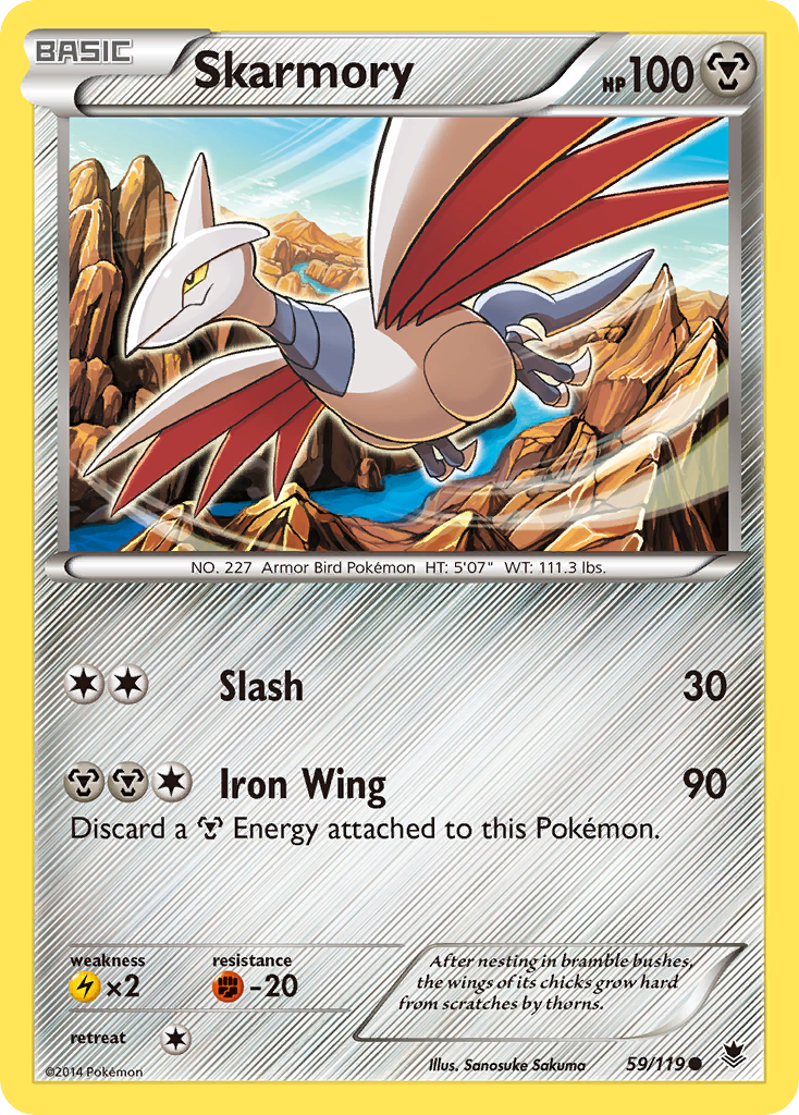 Skarmory (59/119) [XY: Phantom Forces] | Game Haven TX