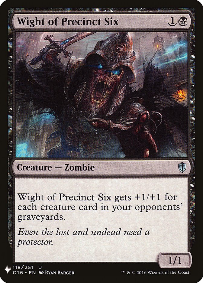 Wight of Precinct Six [Mystery Booster] | Game Haven TX