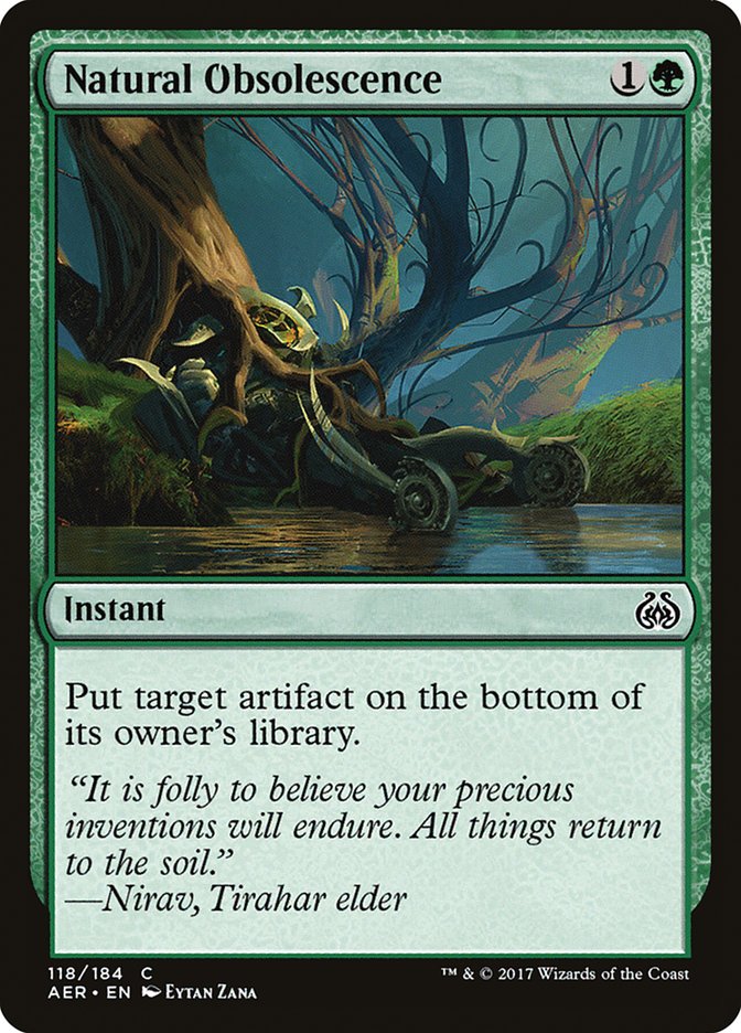 Natural Obsolescence [Aether Revolt] | Game Haven TX