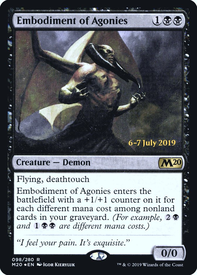Embodiment of Agonies [Core Set 2020 Promos] | Game Haven TX
