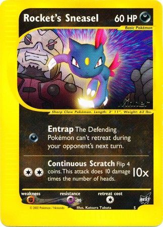 Rocket's Sneasel (5) (Winner) [Best of Promos] | Game Haven TX