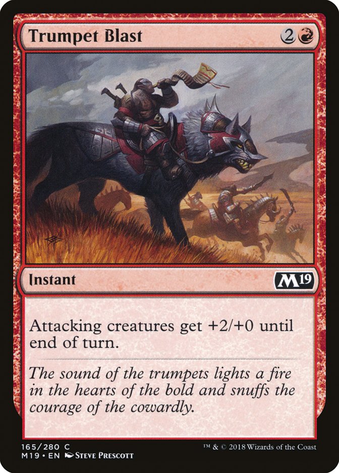 Trumpet Blast [Core Set 2019] | Game Haven TX
