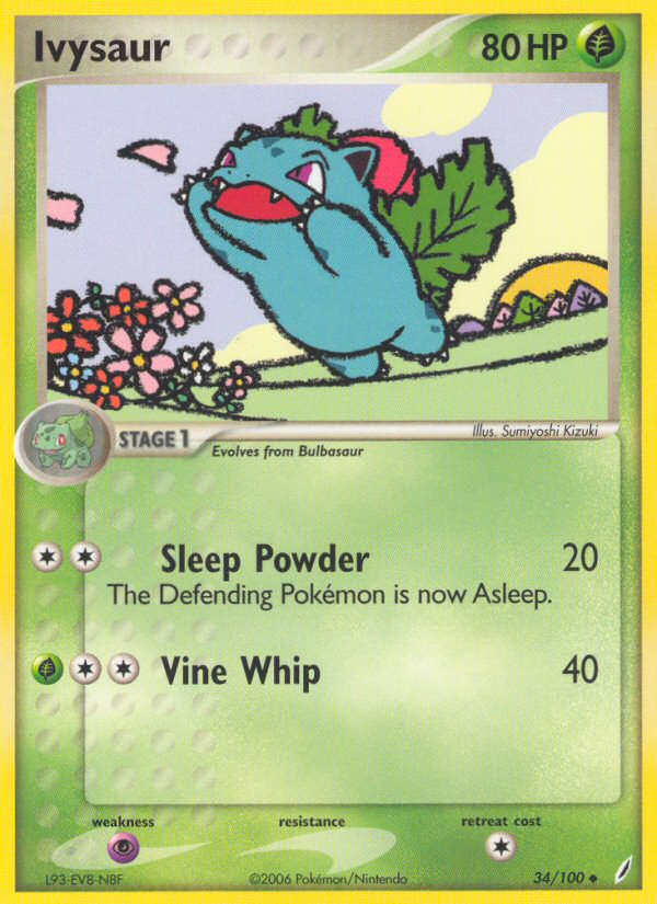 Ivysaur (34/100) [EX: Crystal Guardians] | Game Haven TX