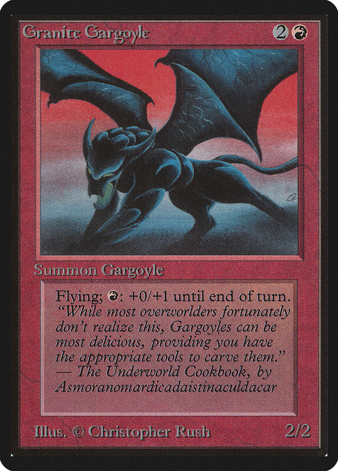Granite Gargoyle [Limited Edition Beta] | Game Haven TX