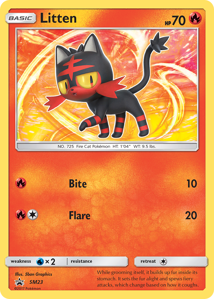 Litten (SM23) [Sun & Moon: Black Star Promos] | Game Haven TX