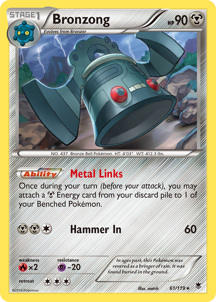 Bronzong (61/119) [XY: Phantom Forces] | Game Haven TX