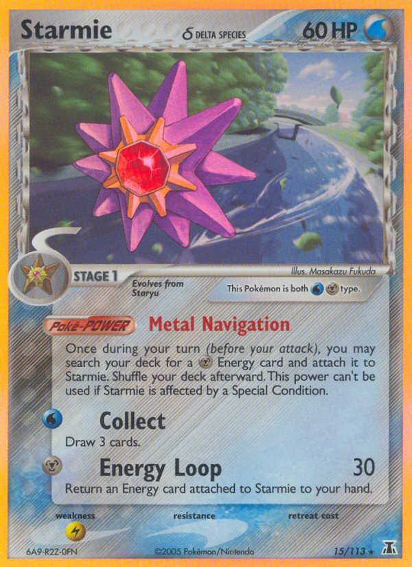 Starmie (15/113) (Delta Species) [EX: Delta Species] | Game Haven TX