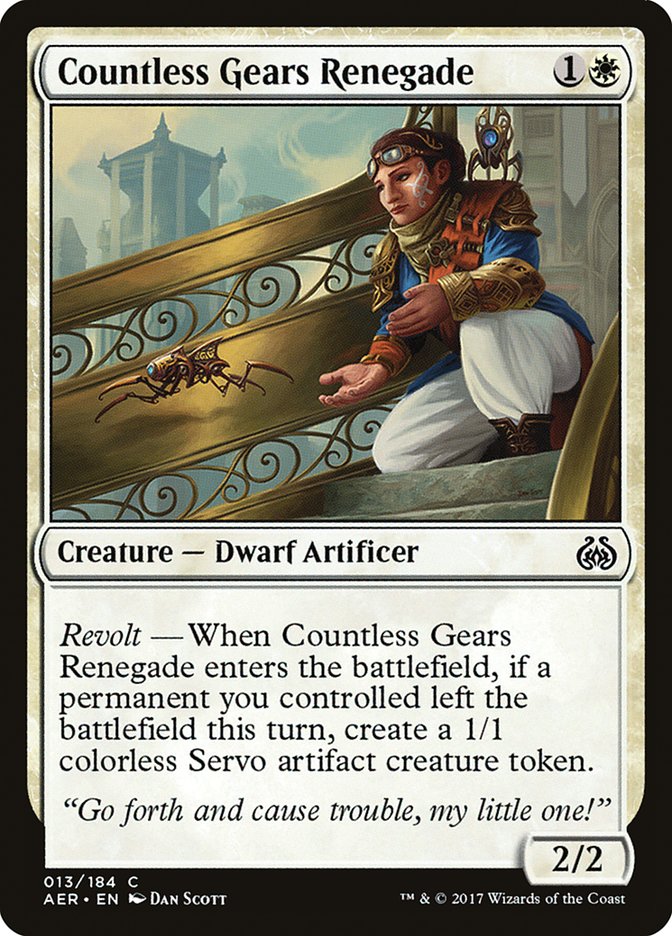 Countless Gears Renegade [Aether Revolt] | Game Haven TX