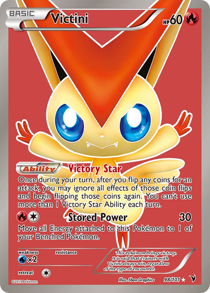 Victini (98/101) [Black & White: Noble Victories] | Game Haven TX