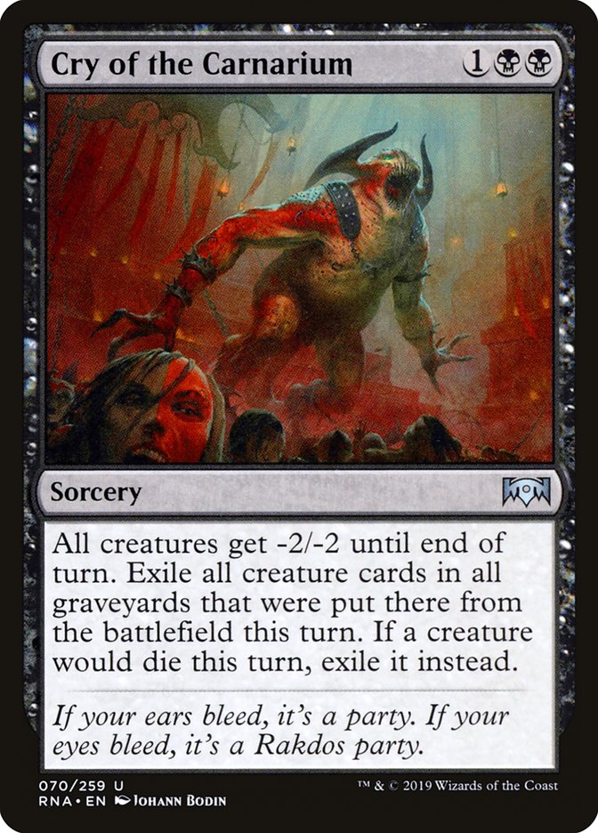 Cry of the Carnarium [Ravnica Allegiance] | Game Haven TX