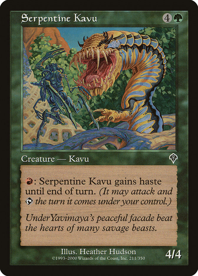Serpentine Kavu [Invasion] | Game Haven TX