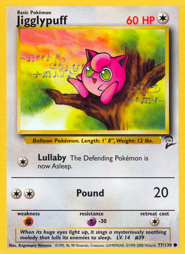 Jigglypuff (77/130) [Base Set 2] | Game Haven TX