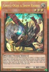 Ghost Ogre & Snow Rabbit (Alternate Art) [MAGO-EN009] Gold Rare | Game Haven TX