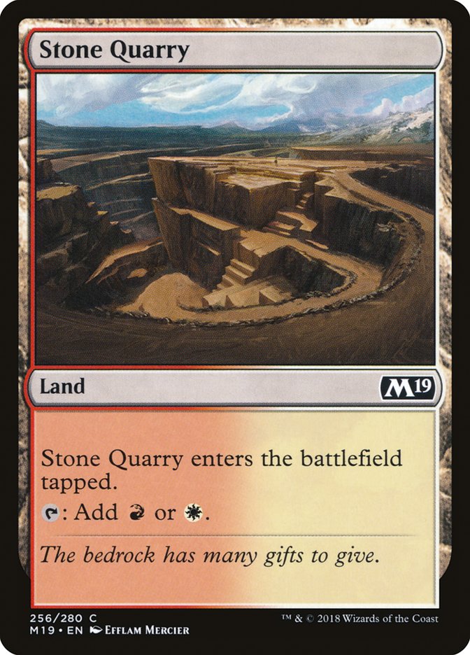 Stone Quarry [Core Set 2019] | Game Haven TX