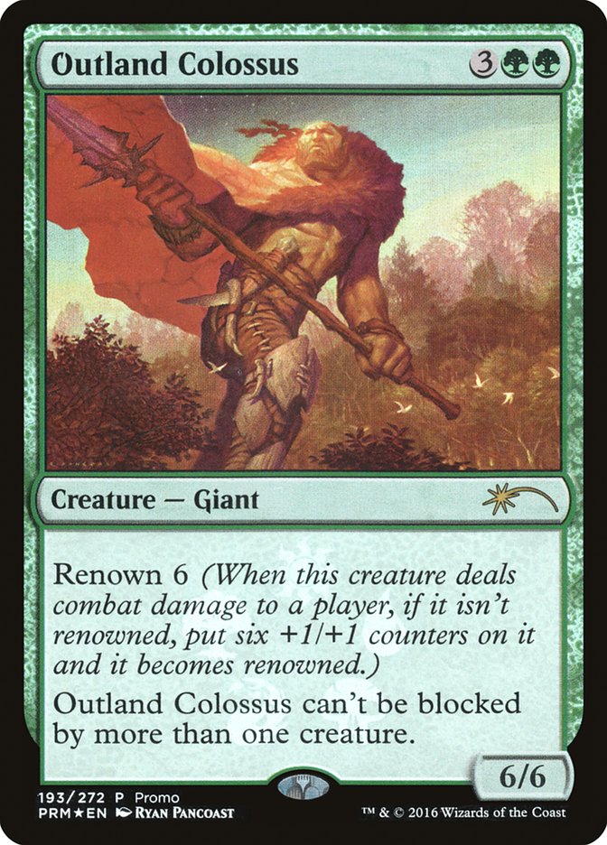 Outland Colossus [Resale Promos] | Game Haven TX