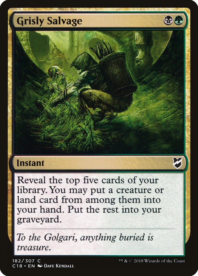 Grisly Salvage [Commander 2018] | Game Haven TX