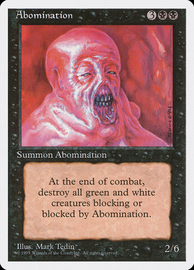 Abomination [Fourth Edition] | Game Haven TX