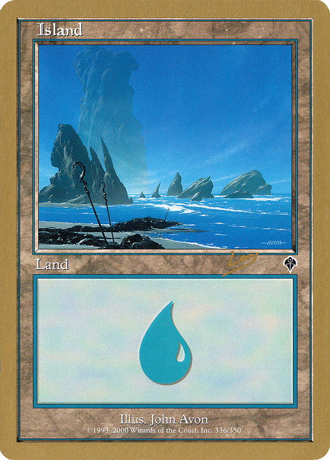Island (rl336) (Raphael Levy) [World Championship Decks 2002] | Game Haven TX