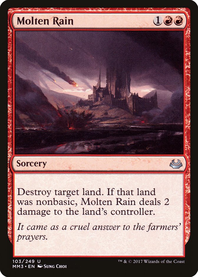 Molten Rain [Modern Masters 2017] | Game Haven TX