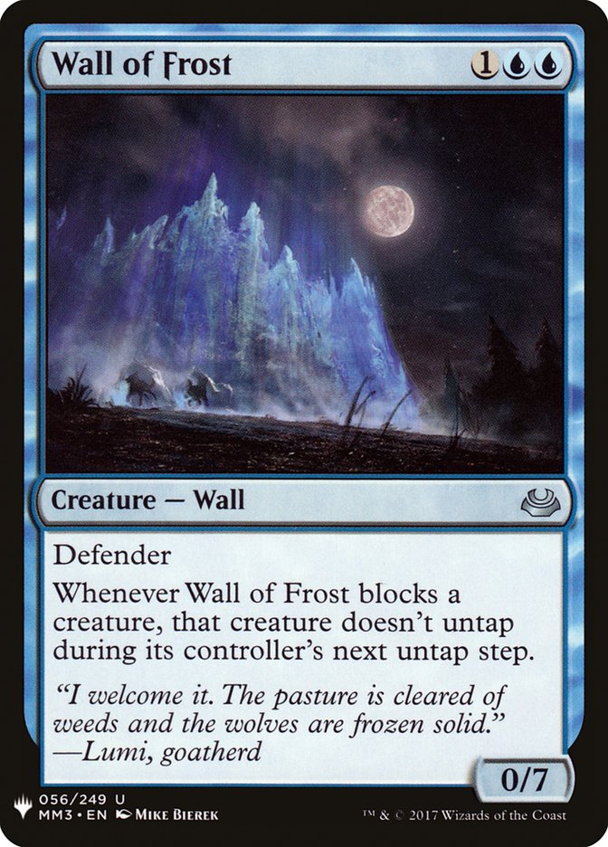 Wall of Frost [Mystery Booster] | Game Haven TX