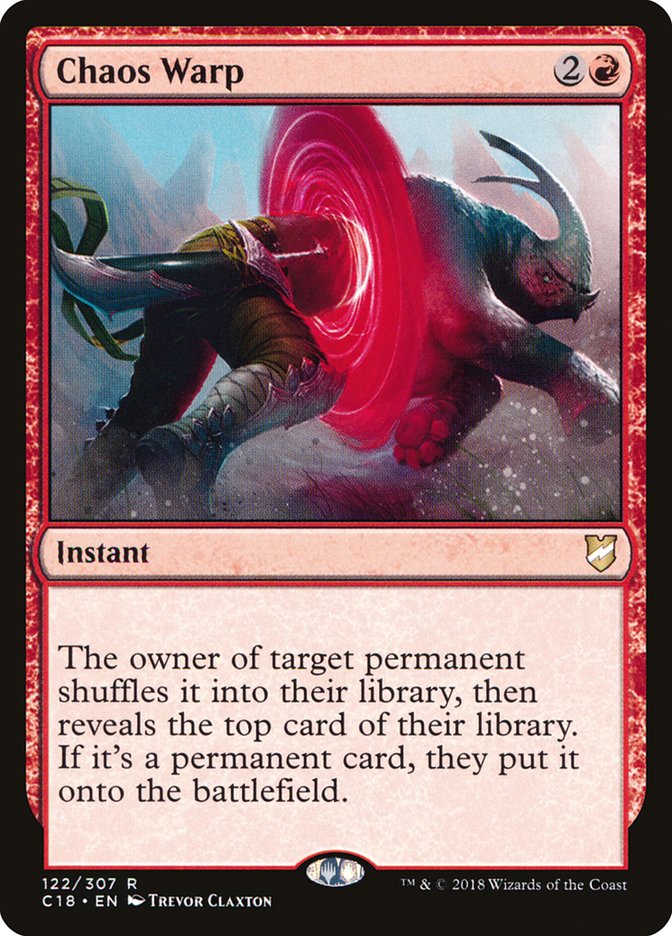 Chaos Warp [Commander 2018] | Game Haven TX